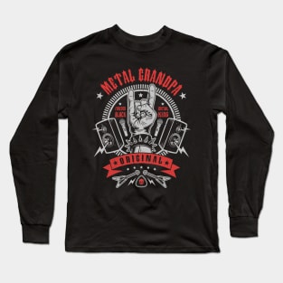 Metal Grandpa Long Sleeve T-Shirt